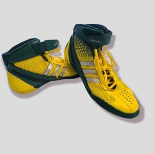 Adidas Wrestling Response 3.1 Shoes Yellow & Green